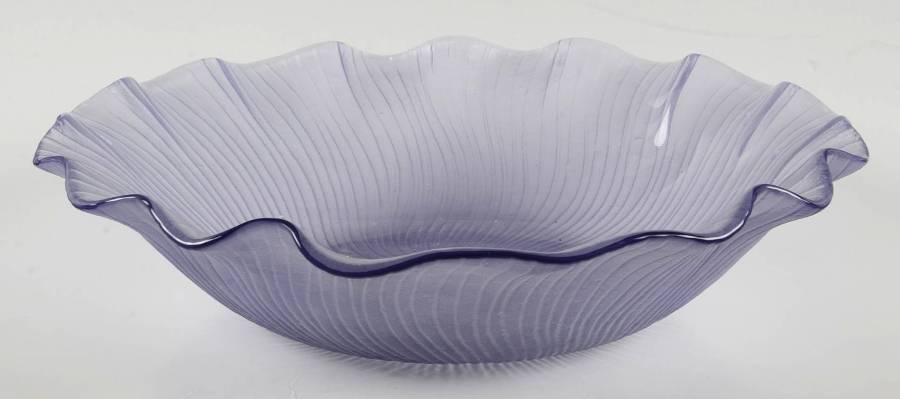 Ruffled Lotus Lavender 10" Hostess Bowl by Mikasa-1