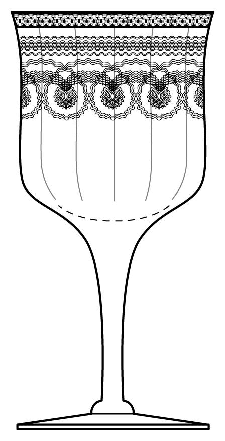 7638-1 Water Goblet by Morgantown-1