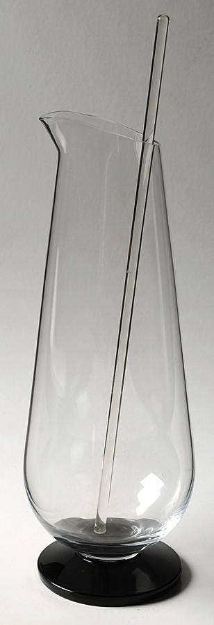Odd Ball Line Martini Pitcher with Stirrer by Morgantown-1