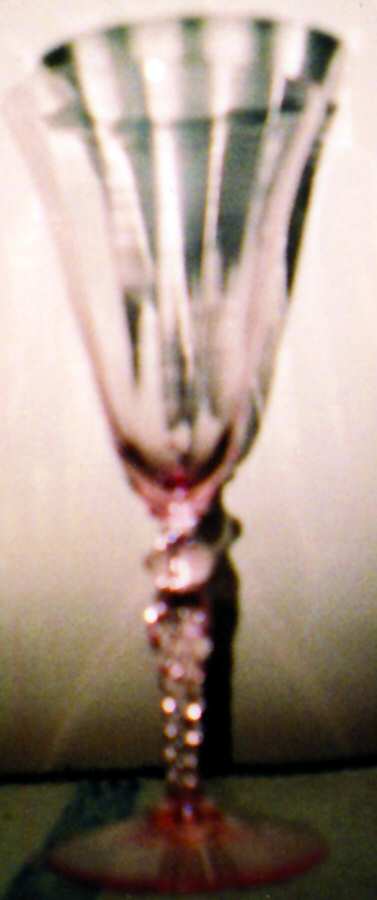 6102 Pink Water Goblet by Monongah-1