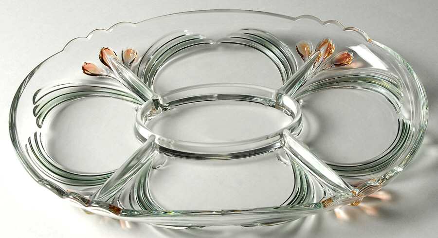 French Bouquet (Giftware) Large Serving Relish Tray by Mikasa-1