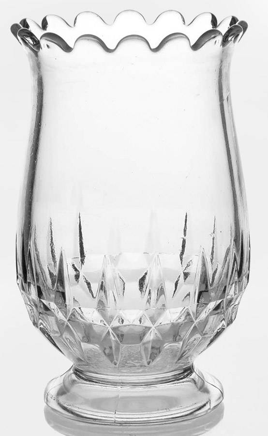 Corona Clear Celery Vase by McKee-1