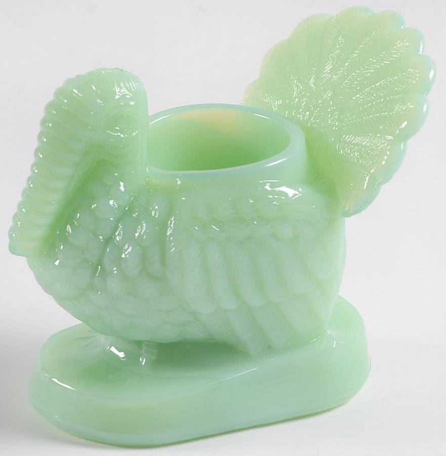 Animals & Figurines #111 Turkey Toothpick Holder by Mosser (Ohio)-1