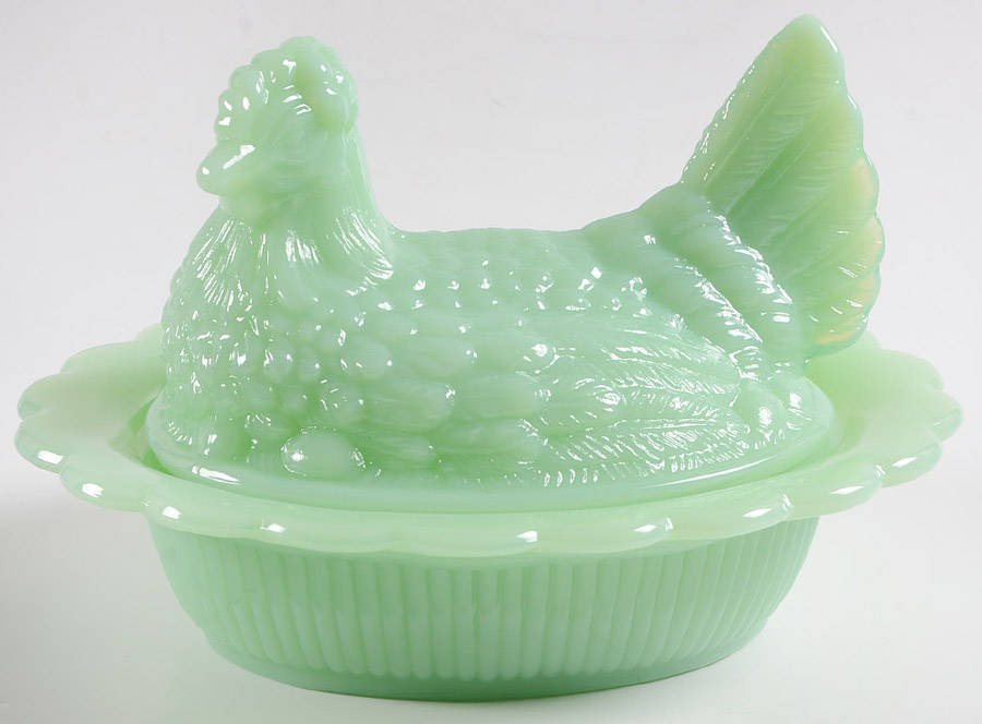 Animals & Figurines 6" Hen on Nest by Mosser (Ohio)-1