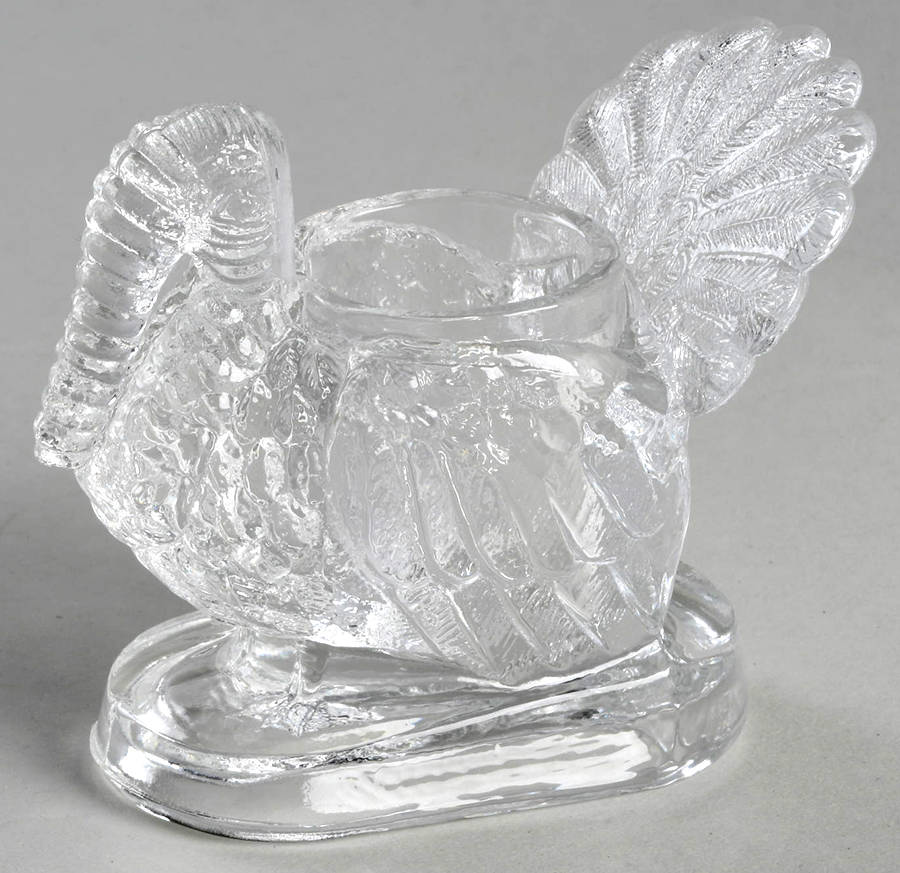 Animals & Figurines #111 Turkey Toothpick Holder by Mosser (Ohio)-1