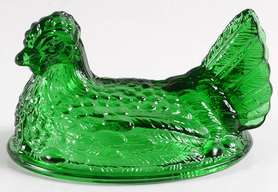 Animals & Figurines Lid for 6" Hen on Nest by Mosser (Ohio)-1