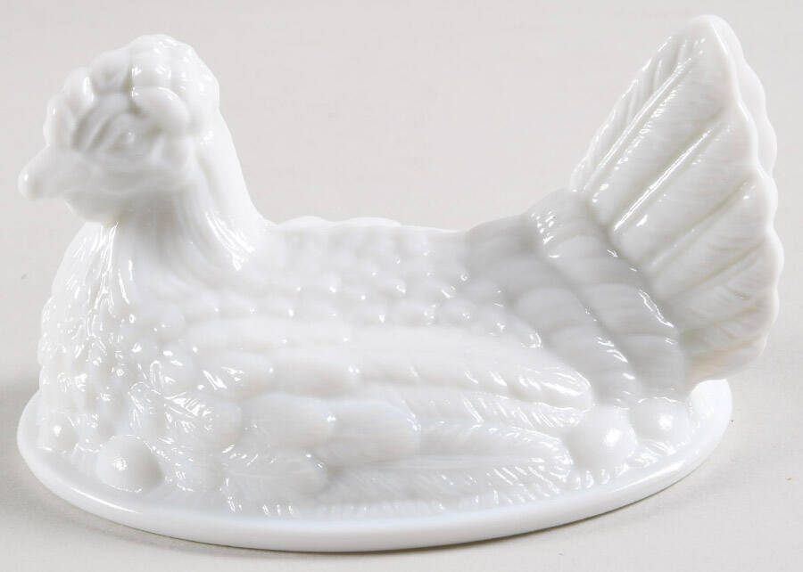 Animals & Figurines Lid for 6" Hen on Nest by Mosser (Ohio)-1