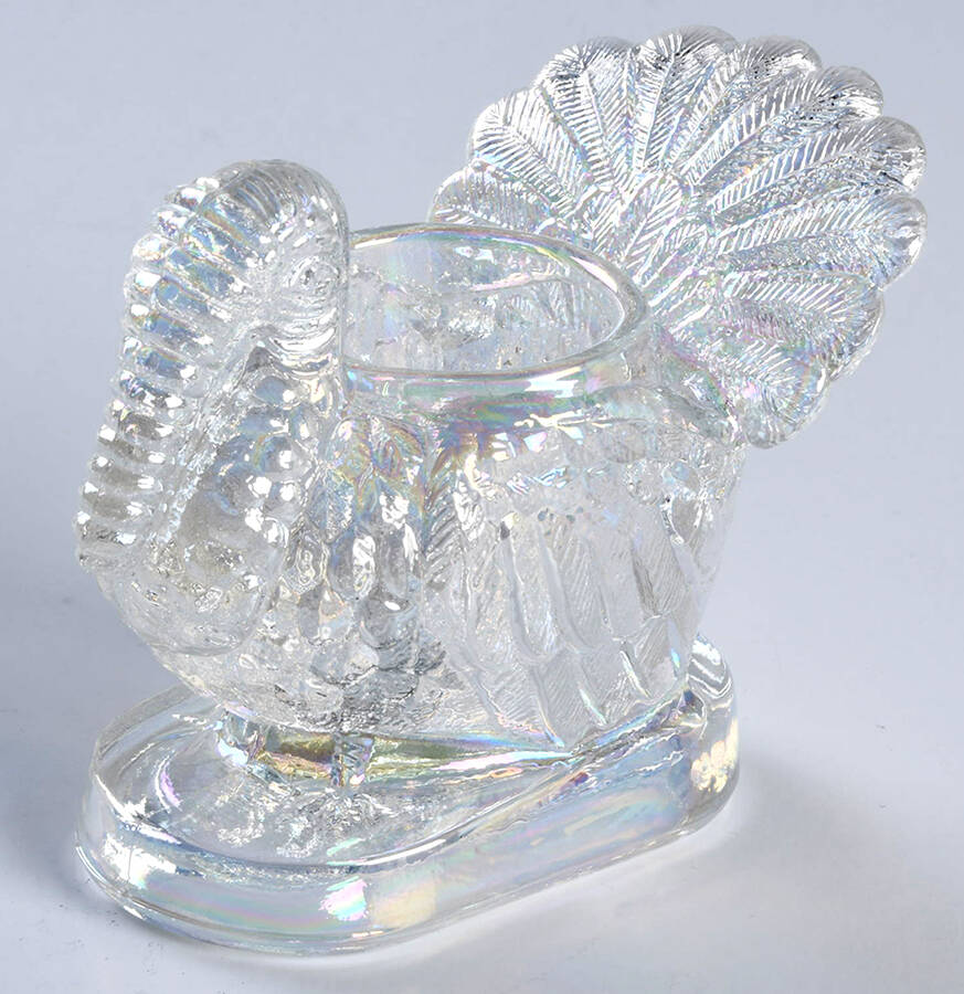 Animals & Figurines #111 Turkey Toothpick Holder by Mosser (Ohio)-1
