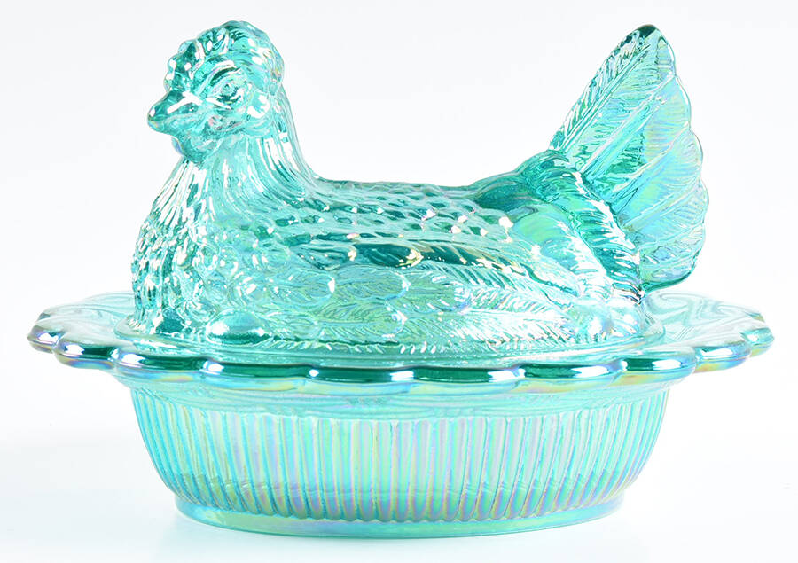 Animals & Figurines 4" Hen on Nest by Mosser (Ohio)-1