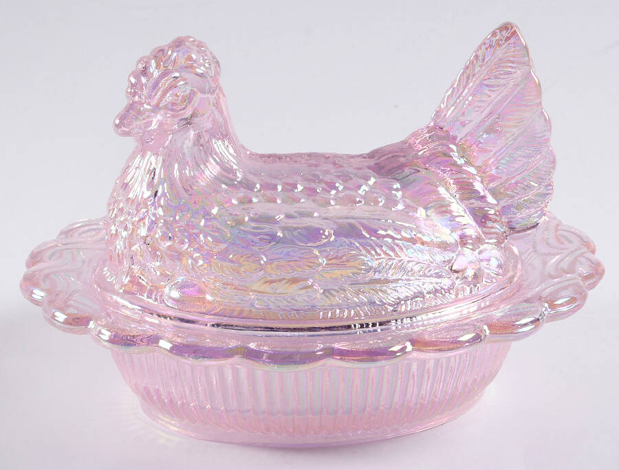 Animals & Figurines 6" Hen on Nest by Mosser (Ohio)-1