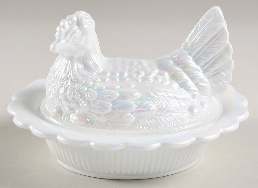 Animals & Figurines 6" Hen on Nest by Mosser (Ohio)-1