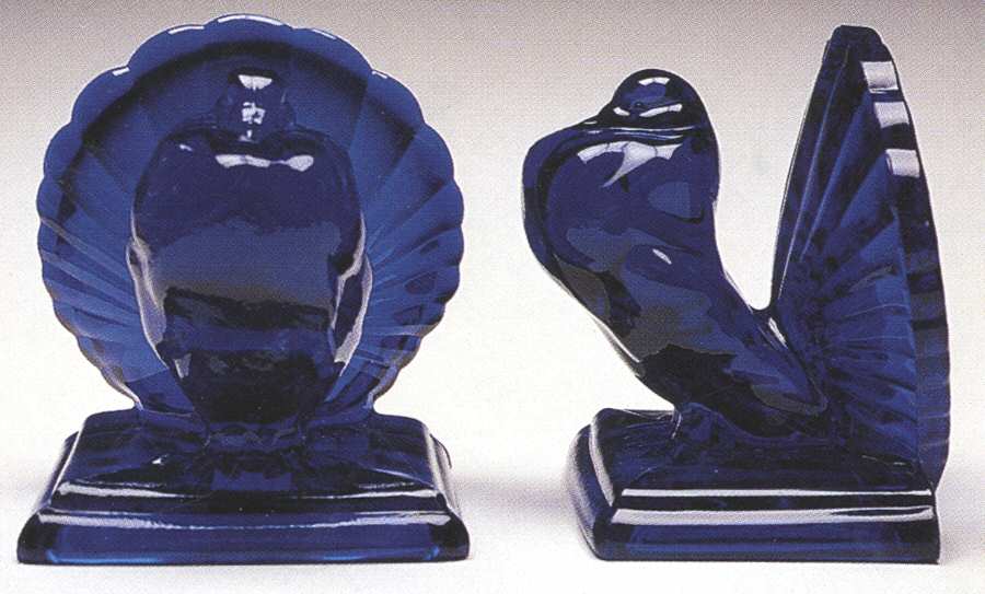Animals & Figurines Miniature Pouter Pigeon Bookend by Mosser (Ohio)-1