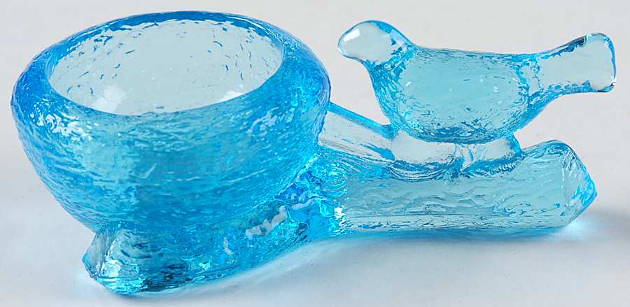 Animals & Figurines Bird Salt Dip by Mosser (Ohio)-1