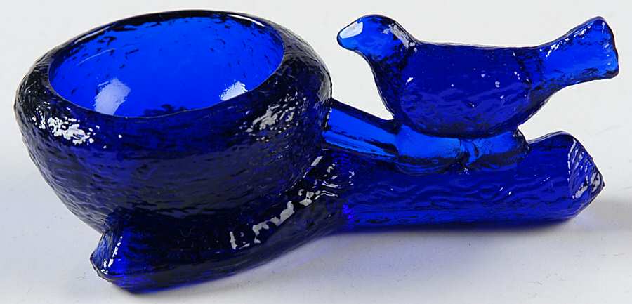Animals & Figurines Bird Salt Dip by Mosser (Ohio)-1