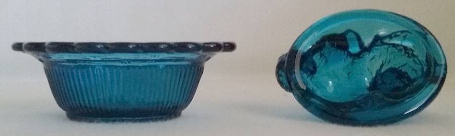Animals & Figurines #235 Kitten on Basket No Lid by Mosser (Ohio)-1