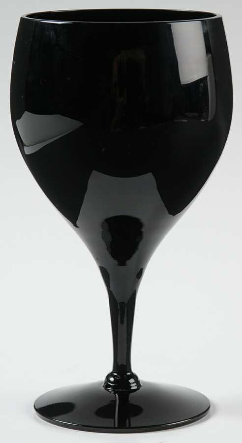 Simone Black Water Goblet by Moncrief's-1