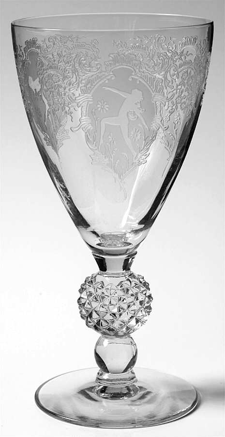 Fontinelle Clear (Stem 7643) Water Goblet by Morgantown-1