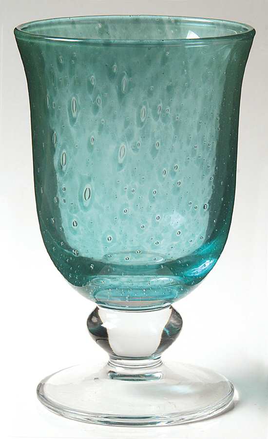 Rivoli Green Water Goblet by Mikasa-1
