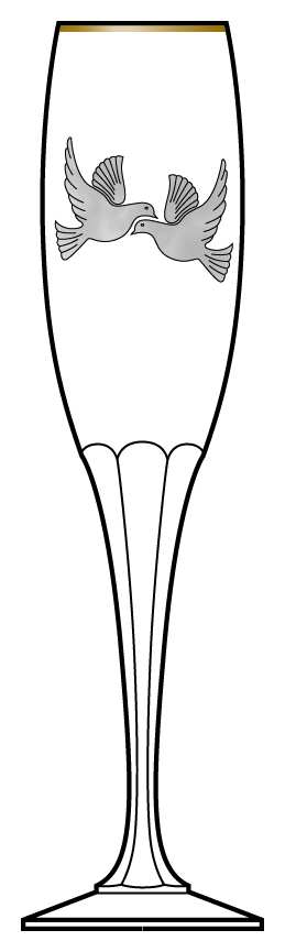 Toasting Flutes Fluted Champagne by Mikasa-1