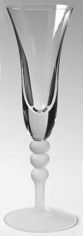 Tudor Frosted Fluted Champagne by Metropolitan Glass-1