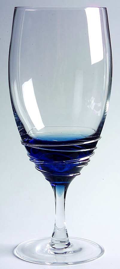 Cobalt Swirl Blue Iced Tea by Mikasa-1