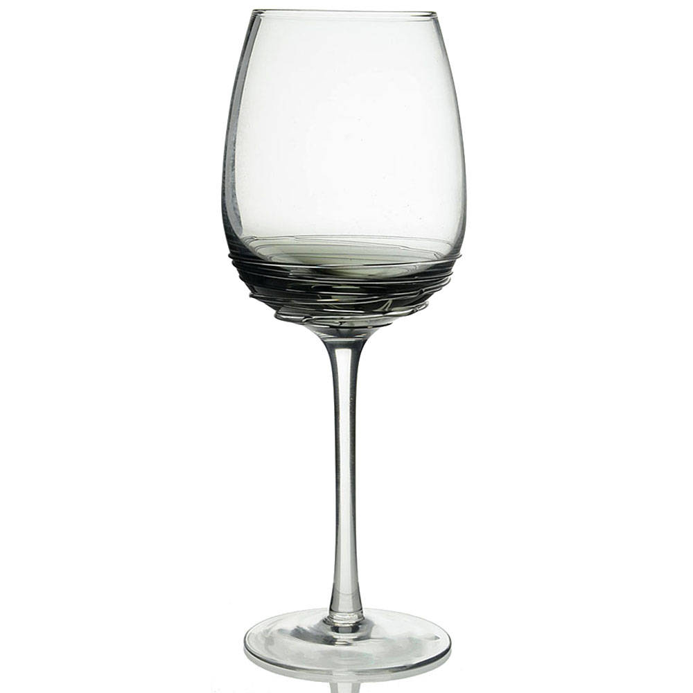 Swirl Smoke Water Goblet by Mikasa-1