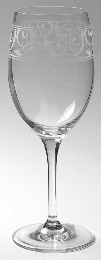 Elegant Scroll Wine Glass by Mikasa-1