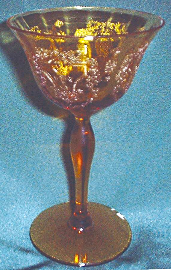 Virginia (Stem 7711, Amber) Liquor Cocktail by Morgantown-1
