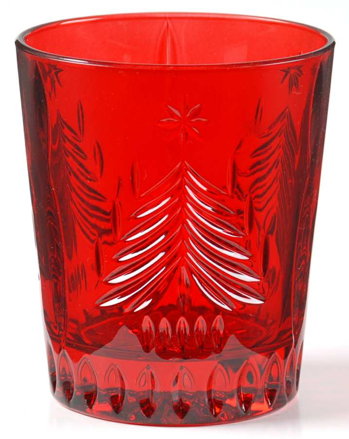 Christmas Tree Red Double Old Fashioned by Mikasa-1