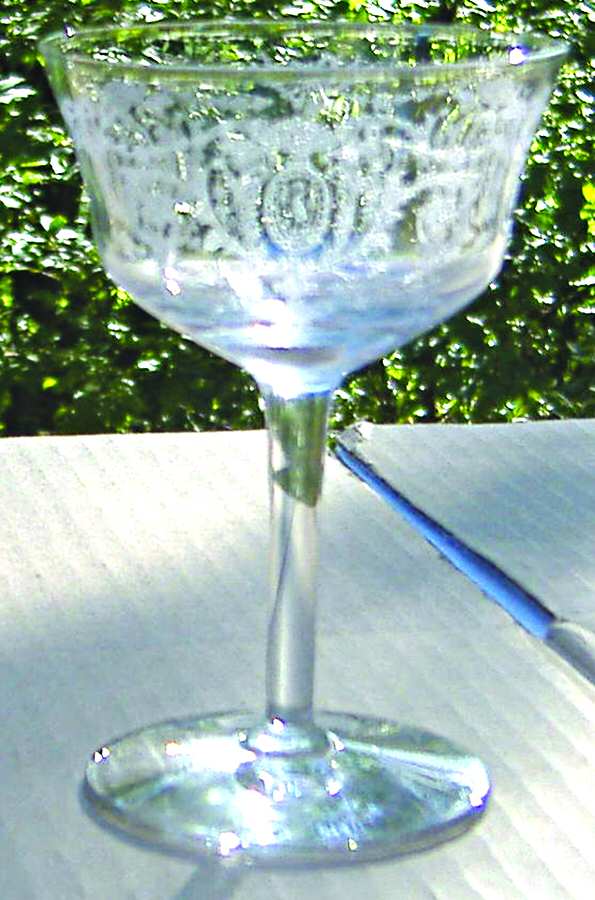 Biscayne Clear (Unknown Stem) Champagne/Tall Sherbet by Morgantown-1