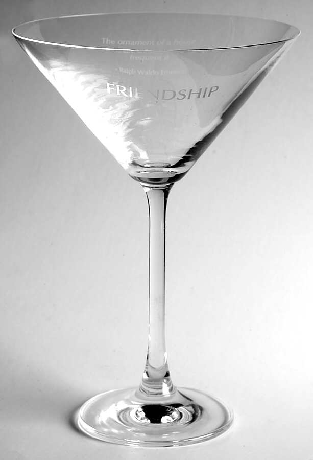 Sentiments Martini Glass by Mikasa-1