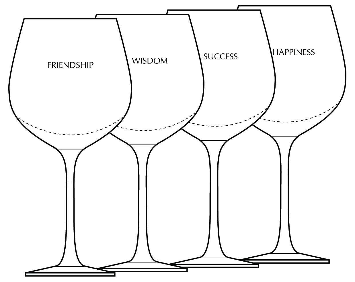 Sentiments Balloon Goblet by Mikasa-1