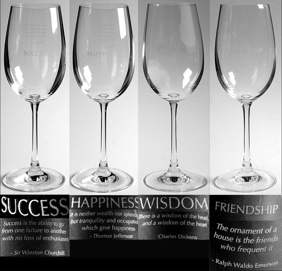 Sentiments Wine - Set of 4 Motifs by Mikasa-1