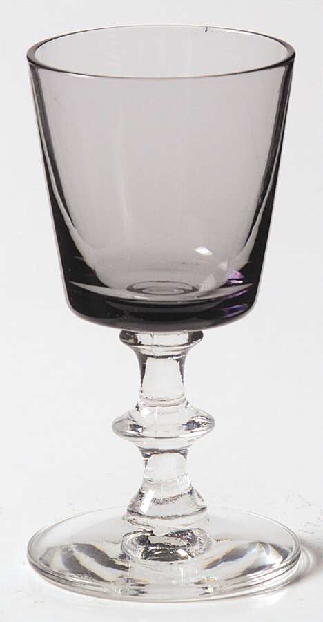 MOR4 Smoke Cordial Glass by Morgantown-1