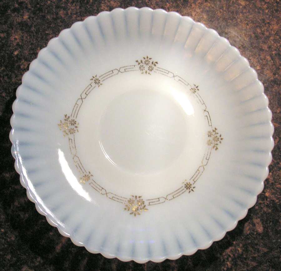 Petalware Coronet Monax Saucer Only by MacBeth-Evans-1