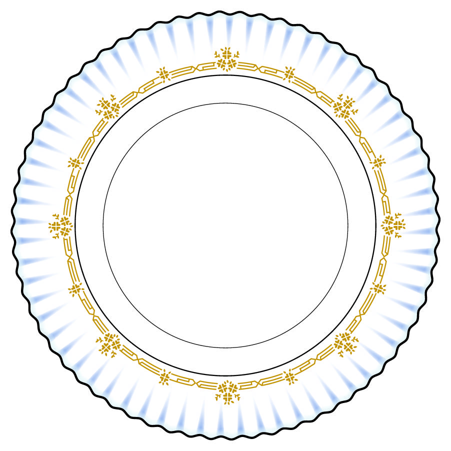 Petalware Coronet Monax Dinner Plate by MacBeth-Evans-1