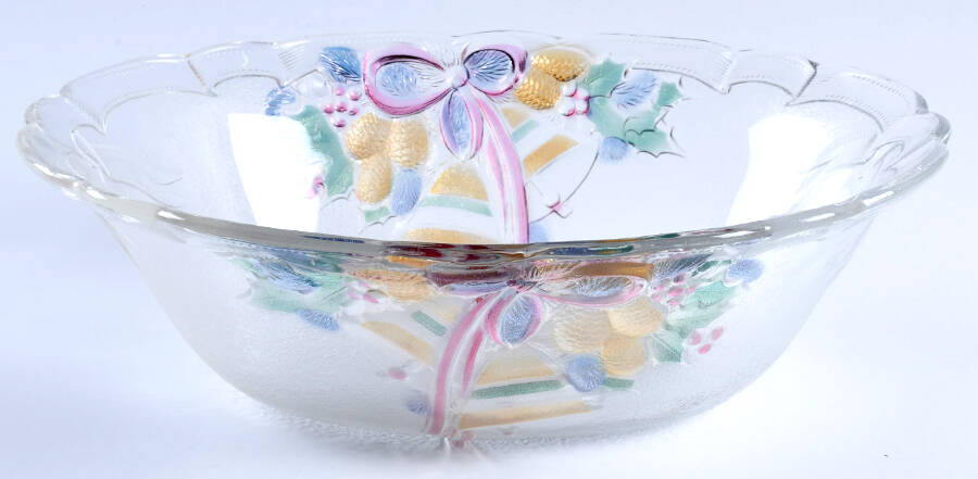 Holiday Bells 10" Oval Bowl by Mikasa-1