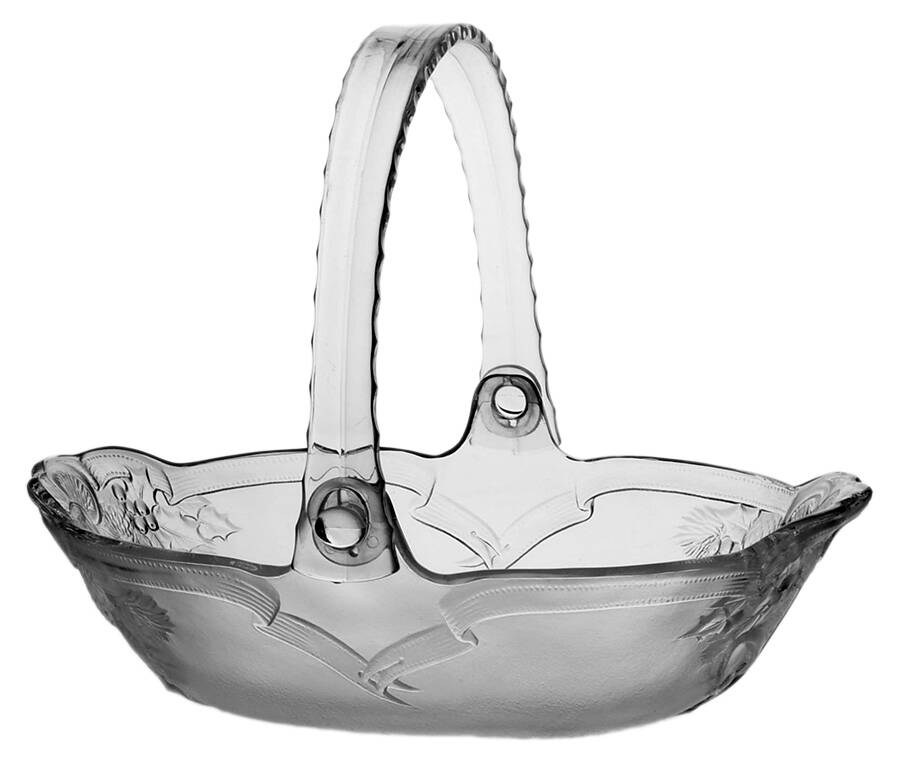 Holiday Bells 7" Handled Basket by Mikasa-1