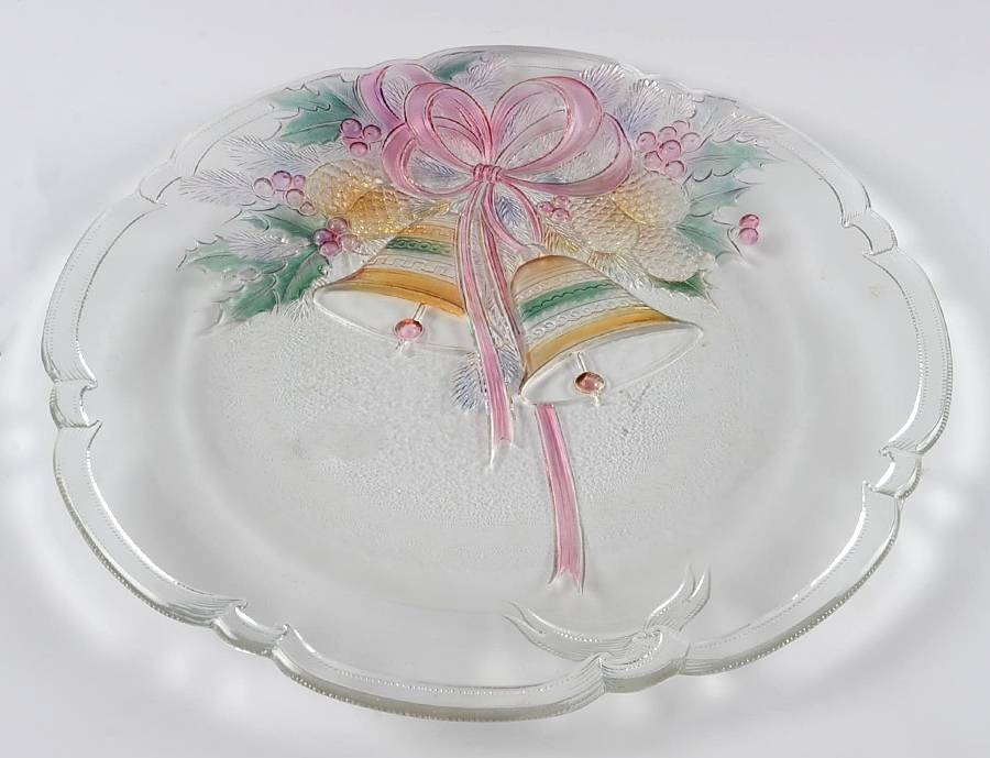 Holiday Bells 15" Torte Plate by Mikasa-1