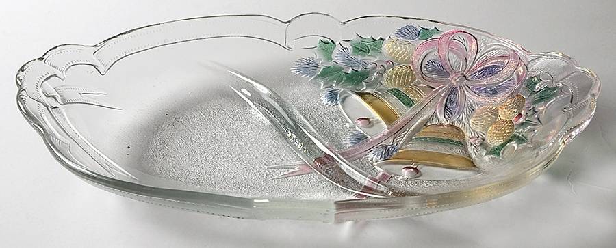 Holiday Bells 12" Oval 2 Part Relish by Mikasa-1