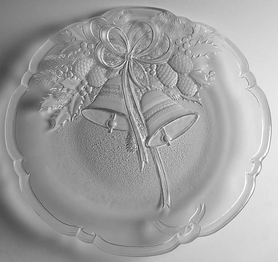 Holiday Bells 15" Torte Plate by Mikasa-1
