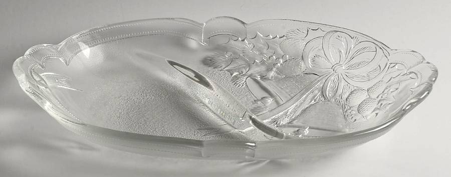 Holiday Bells 12" Oval 2 Part Relish by Mikasa-1