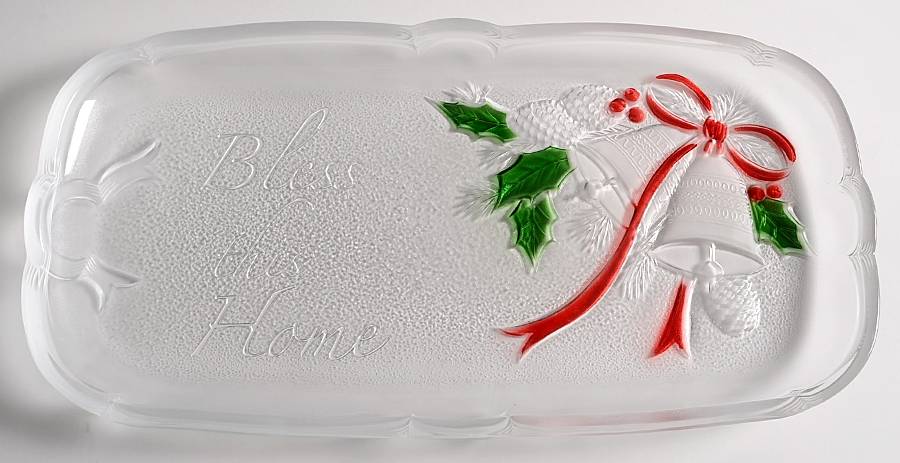 Holiday Bells Canape Tray by Mikasa-1