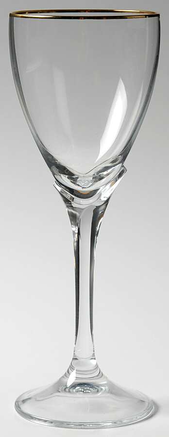 Alexandra Gold Wine Glass by Mikasa-1