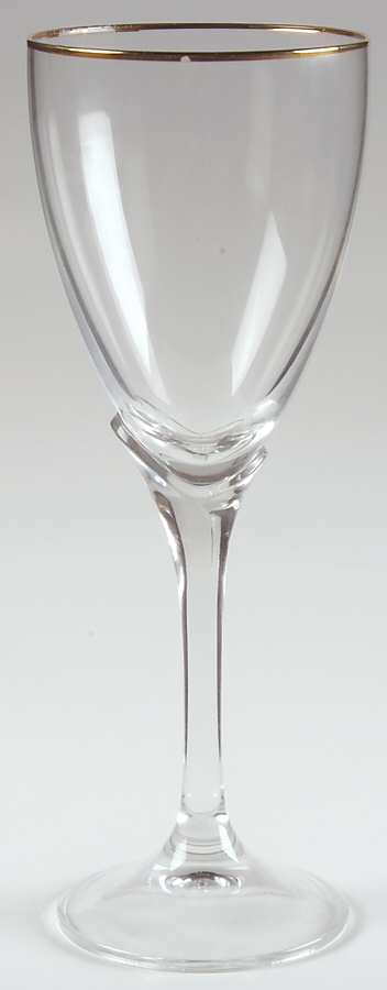 Alexandra Gold Water Goblet by Mikasa-1
