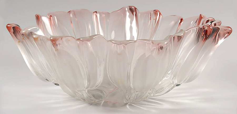 Tulips Pink 12" Hostess Bowl by Mikasa-1