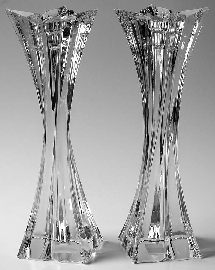 Florale 10" Single Light Candlestick (Pair) by Mikasa-1