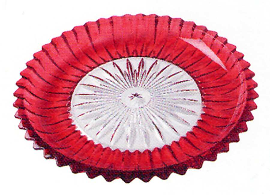 Diamond Brilliance Ruby 14" Round Platter by Mikasa-1