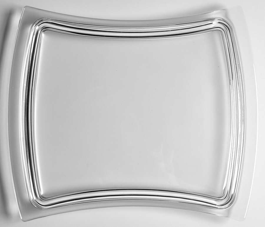 Wings 11" Rectangular Footed Platter by Mikasa-1