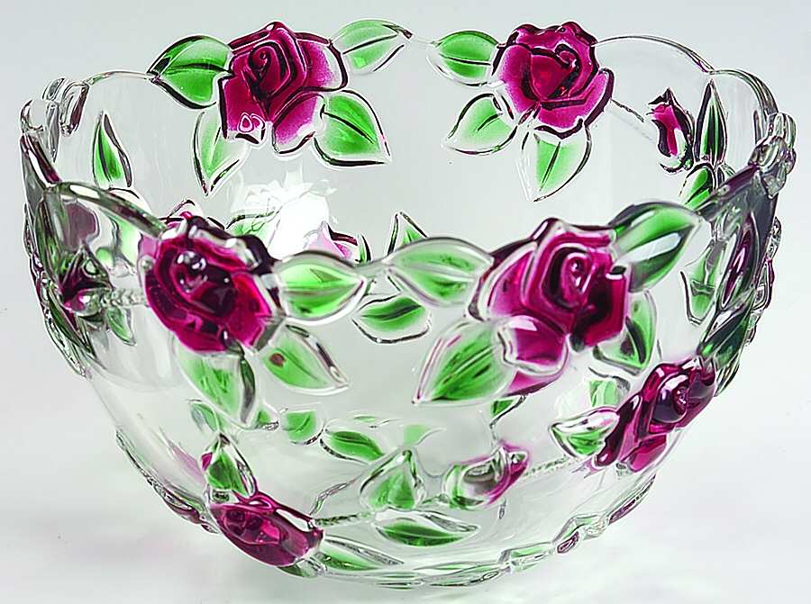 Rose Garden 9" Round Bowl by Mikasa-1
